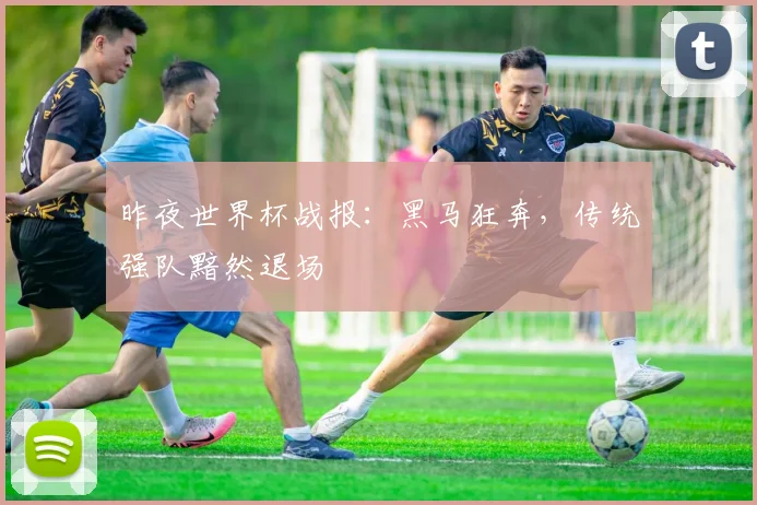 昨夜世界杯战报：黑马狂奔，传统强队黯然退场